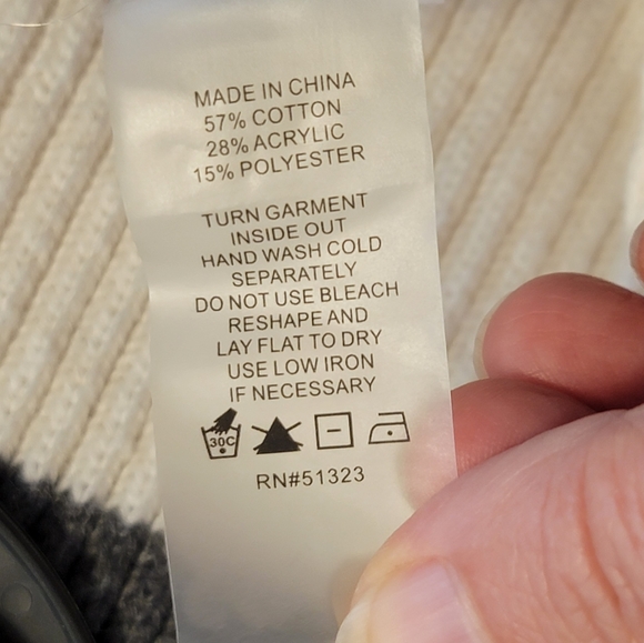 VINCE CAMUTO Colorblocked Open-Front duster Cardigan small Black, gray, … - Picture 8 of 12